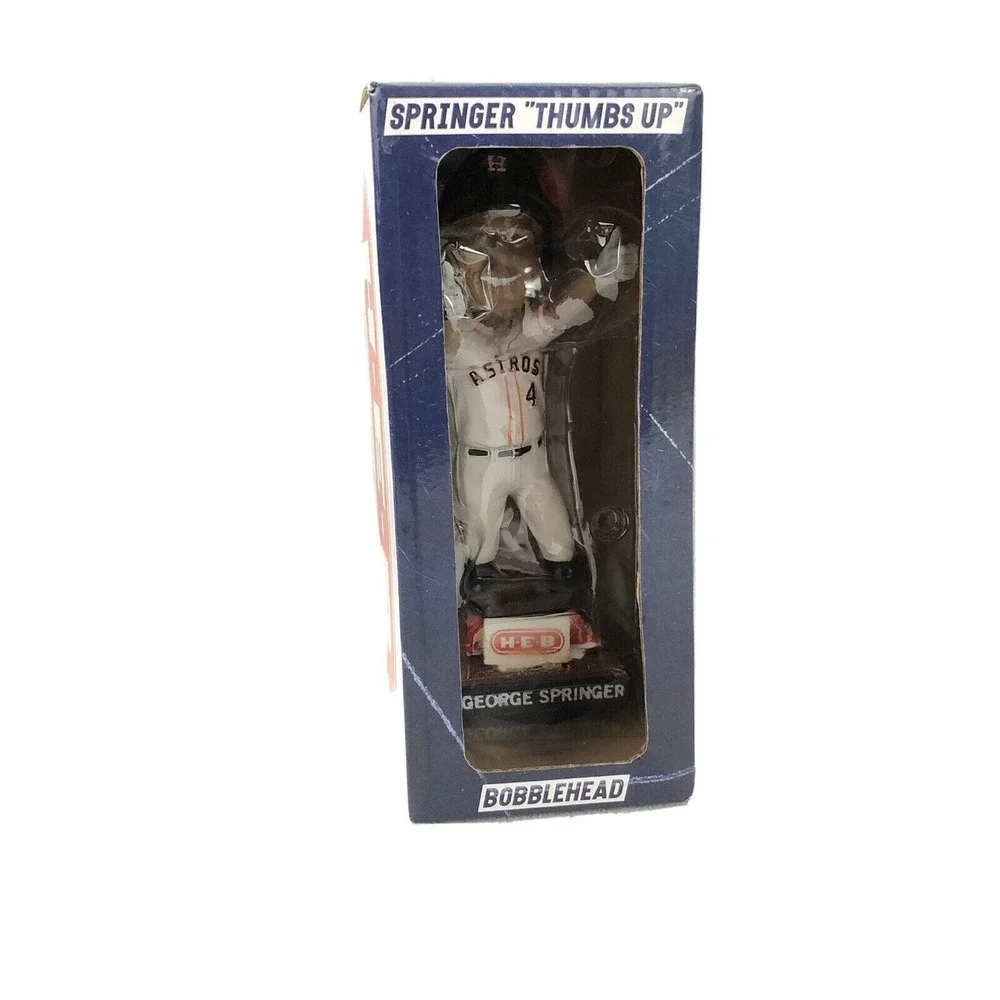 NEW IN BOX Houston Astros George Springer‎ Thumbs Up Bobblehead HEB